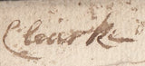 123381 CIRCA 1750 MAIL USED IN LONDON WITH GENERAL OFFICE DOCKWRA (L335a).