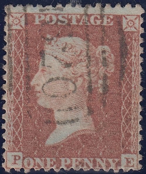 123531 1855 DIE 2 1D PL.18 L.C.14 (SPEC C6)(PE).