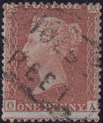 123550 1855 DIE 2 'C7 ABNORMAL' PL.24 (OA)(ALP III WMK SMALL CROWN).