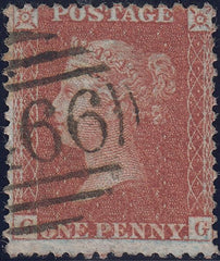 123565 1855 DIE 2 'C7 ABNORMAL' PL.26 (GG)(ALP III WMK SMALL CROWN).