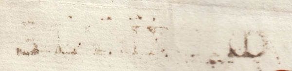 123591 1783 MAIL STAMFORD TO LINCOLN WITH 'STAMFORD' HAND STAMP (LI987).