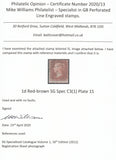 123673 1855 DIE 2 1D PL.15 S.C.14 (SG24)(SI).