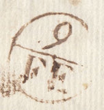123711 1775 MAIL STAMFORD TO LONDON WITH 'STAMFORD' HAND STAMP (LI987).