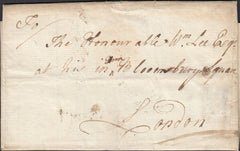 123991 1775 MAIL USED IN LONDON WITH TEMPLE DOCKWRA (L357).