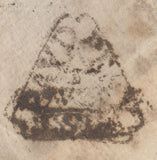 124004 1720 SOUTHWARK OFFICE DOCKWRA HAND STAMP TYPE 3 (L352) ON WRAPPER.