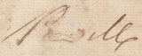 124023 1772 WESTMINSTER OFFICE DOCKWRA HAND STAMP TYPE 4a (L363a).