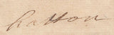 124030 CIRCA 1706 ST PAUL'S OFFICE DOCKWRA HAND STAMP TYPE 2 (L346).