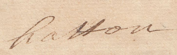 124030 CIRCA 1706 ST PAUL'S OFFICE DOCKWRA HAND STAMP TYPE 2 (L346).