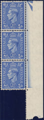 124164 1941 2½D LIGHT ULTRAMARINE (SG489) DR BLADE FLAW.