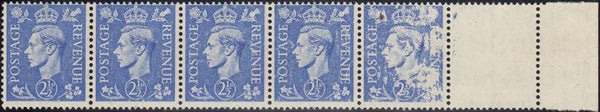 124207 1941 2½D LIGHT ULTRAMARINE (SG489) SUPERB DRY PRINT.