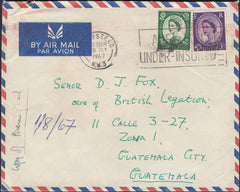 124392 1967 MAIL HAMPSTEAD TO GUATEMALA.