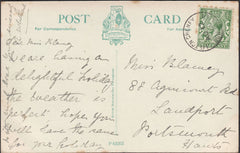 125061 1915 MAIL LITTON CHENEY (DORSET) DATE STAMP.