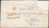 125097 1842 MAIL OSWALDKIRK (NORTH YORKS) TO MALTON WITH 'OSWALDKIRK/PENNY POST' HAND STAMP (YK2114).