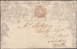 125125 1840 1D MULREADY ENVELOPE BUNGAY (SUFFOLK) TO SALISBURY USED MAY 28TH 1840.