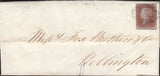 125195 1851 MAIL EXETER TO WELLINGTON (SOMS) WITH 'SAINT DAVID'S HILL/PENNY POST' HAND STAMP (DN1170).