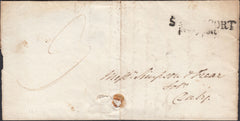 125229 1829 MAIL MARPLE (CHESHIRE) TO DERBY WITH 'STOCKPORT/PENNY POST' TYPE 'Y' HAND STAMP (CH786).