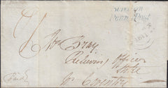 125240 1841 MAIL STRETTON (WARKS) TO COVENTRY WITH 'STRETTON/PENNY POST' HAND STAMP IN BLUE (WA359).