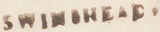 125248 1839 MAIL SWINESHED TO HORNCASTLE WITH 'SWINSHEAD' TYPE 'F' HAND STAMP (LI1039).