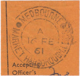 125254 COLLECTION OF MEDBOURNE (LEICS) CANCELLATIONS.