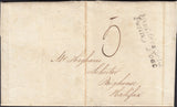 125342 1835 MAIL LOCKWOOD, NEAR HUDDERSFIELD TO HALIFAX WITH 'HUDDERSFIELD/PENNY POST' HAND STAMP (YK1498).
