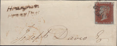 125362 1841 PIECE WITH 'HEVINGHAM/PENNY POST' HAND STAMP (NK191).