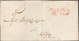 125432 1835 MAIL HEBDEN BRIDGE TO HALIFAX WITH 'HALIFAX/PY POST' HAND STAMP (YK1211).