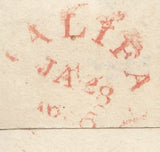 125432 1835 MAIL HEBDEN BRIDGE TO HALIFAX WITH 'HALIFAX/PY POST' HAND STAMP (YK1211).