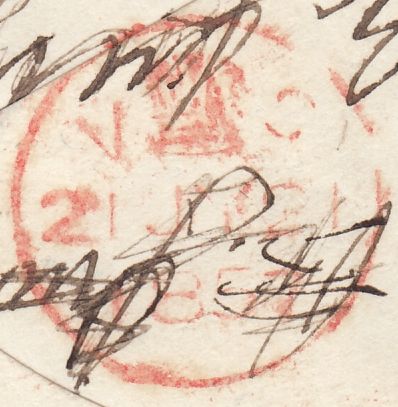 125539 1857 DIE 2 1D PL.49 PALE ROSE ON TRANSITIONAL PAPER (SPEC C9(4)(EC) ON COVER LOUGHBOROUGH TO SUFFOLK.