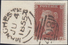 125545 1855 DIE 2 1D PL.3 S.C.16 (SG21)(GJ) ON DATED PIECE.