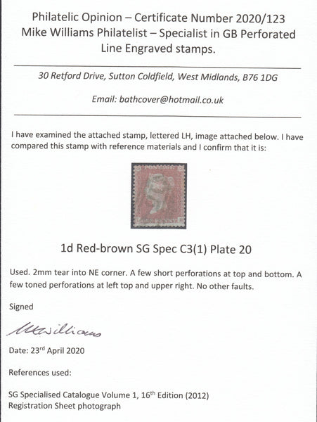125556 1855 DIE 2 1D PL.20 S.C.14 (SG24)(LH).