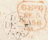 125559 1855 DIE 2 1D PL.18 L.C.14 (SPEC C6)(IA) ON COVER LONDON TO SURREY/MISSING IMPRIMATUR LETTERING.
