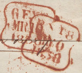 125591 1838 MAIL USED IN LONDON WITH MANUSCRIPT 'NOT TOWN DELIVERY'.