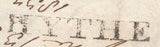 125596 1833 MAIL HYTHE (KENT) TO HAMPSTEAD WITH MANUSCRIPT 'MIFSENT TO WHETSTONE'.