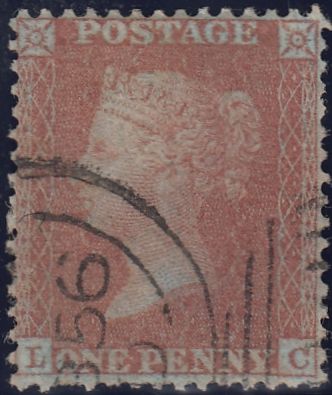 125685 1855 DIE 2 1D PL.19 S.C.14 (SG24)(LC).