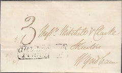 125756 1838 MAIL NEW BUCKENHAM (NORFOLK) TO WYMONDHAM WITH 'ATTLEBOROUGH/PENNY POST' HAND STAMP (NK19).