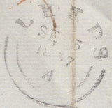 125785 1837 MAIL BIRSTAL (YORKS) TO LONDON WITH 'BIRSTAL/PENNY POST' HAND STAMP (YK385).