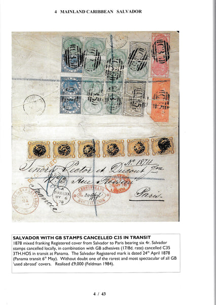 125802 'GB USED ABROAD:CANCELLATIONS AND POSTAL MARKINGS' BY PARMENTER GORDON AND MORTON.