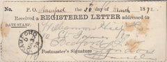 125813 'STAMFORD' (LINCS) DATE STAMP ON CERTIFICATE OF POSTING LABELS (4).
