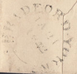 125826 1842 MAIL BRADFORD (WEST YORKS) TO HALIFAX WITH 'BRADFORD YORKS/PENNY POST' HAND STAMP (YK506).