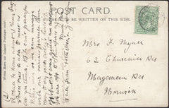 125950 1905 MAIL CAREBY (LINCS) TO NORWICH WITH 'CAREBY/STAMFORD' DATE STAMP.