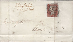 125973 1844 MAIL MAYFIELD (SUSSEX) TO LEWES WITH 'MAYFIELD/PENNY POST' HAND STAMP (SX866).