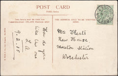 126014 1905 MAIL USED IN MORETON (DORSET) WITH 'MORETON/DORSET' DATE STAMP.