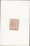 126039 CIRCA 1910 DE LA RUE 'MINERVA HEAD' DIE PROOFS.