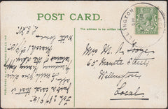 126100 1915 MAIL WELLINGTON (SOMS) LOCAL USAGE WITH 'WELLINGTON/SOM' SKELETON DATE STAMP.