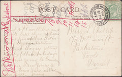 126219 1906 MAIL BIRMINGHAM TO POOLE (DORSET) WITH INITIALS OF 9 POSTMEN FROM ATTEMPTED DELIVERY.