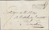 126511 1834 MAIL BRIGHTON TO LONDON WITH 'BRIGHTON/PENNY POST' HAND STAMP (SX198).