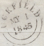 126526 1845 MAIL USED LOCALLY IN BUXTED, SUSSEX WITH 'BUXTED/PENNY POST' HAND STAMP (SX270).
