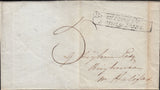 126527 1836 ENTIRE SHIPLEY, WEST YORKS TO HALIFAX WITH 'BRADFORD YORKS/PENNY POST' HAND STAMP (YK506).