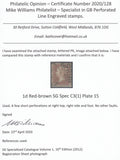 126535 1855 DIE 2 1D PL.15 S.C.14 (SG24)(PK).