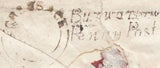 126614 1852 MAIL BRIDGENORTH (SHROPS) TO SHREWSBURY WITH 'CRESSAGE' UDC AND 'BURWARTON/PENNY POST' HAND STAMP (SH100).